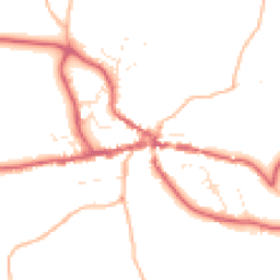 Daytime road noise heatmap for TQ13 8PE