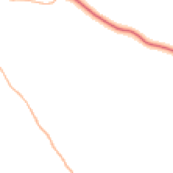 Daytime road noise heatmap for TQ13 8QH