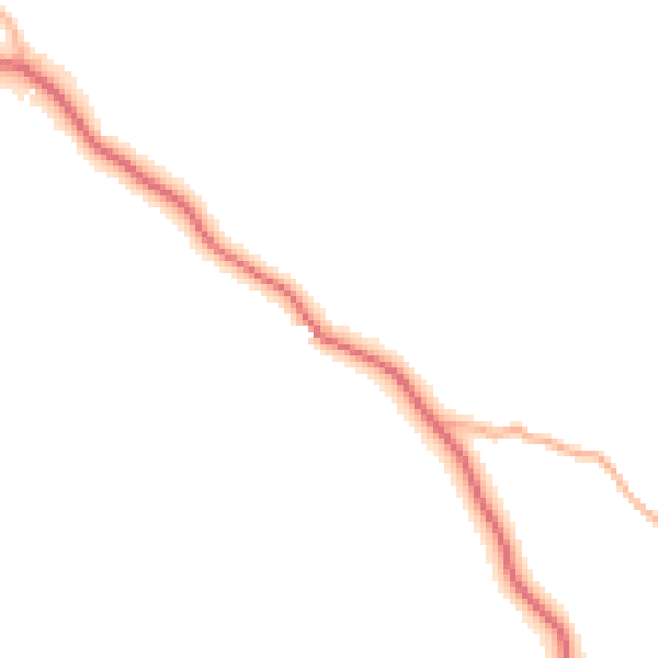 Daytime road noise heatmap for TQ13 8SD