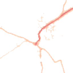 Daytime road noise heatmap for TQ13 8UT