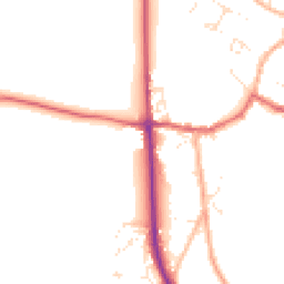Daytime road noise heatmap for TQ13 9AT