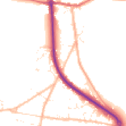 Daytime road noise heatmap for TQ13 9BY
