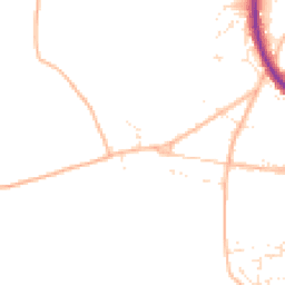 Daytime road noise heatmap for TQ13 9DH