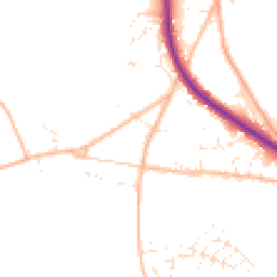 Daytime road noise heatmap for TQ13 9EF