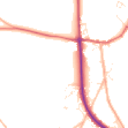 Daytime road noise heatmap for TQ13 9FS