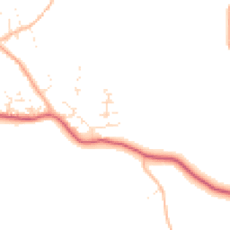 Daytime road noise heatmap for TQ13 9GE