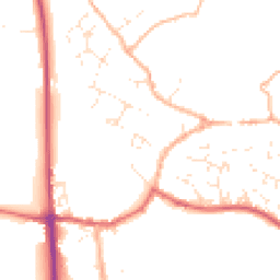 Daytime road noise heatmap for TQ13 9HZ