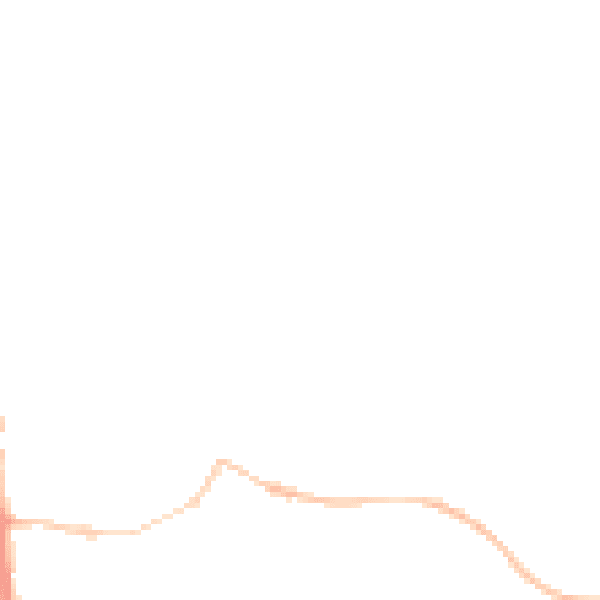 Night-time road noise heatmap for TQ13 9JA