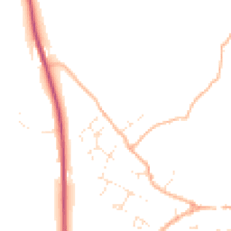 Daytime road noise heatmap for TQ13 9LZ