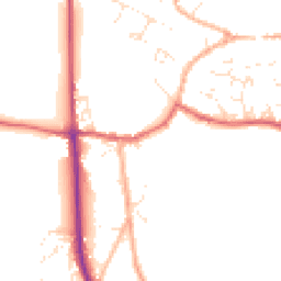 Daytime road noise heatmap for TQ13 9SB