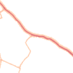 Daytime road noise heatmap for TQ13 9SW
