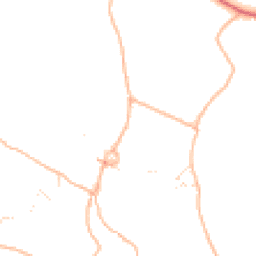 Daytime road noise heatmap for TQ13 9TL