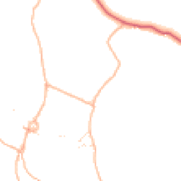 Daytime road noise heatmap for TQ13 9TP