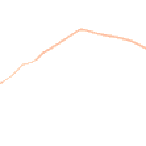 Night-time road noise heatmap for TQ13 9XR
