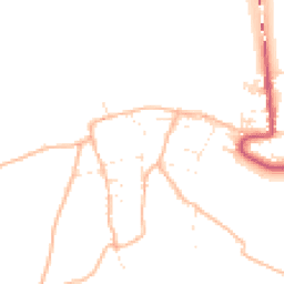 Daytime road noise heatmap for TQ14 0AJ