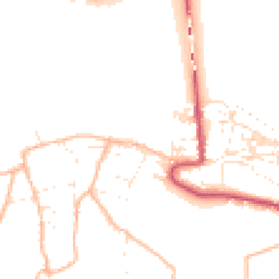 Daytime road noise heatmap for TQ14 0AQ