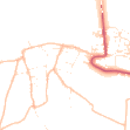 Daytime road noise heatmap for TQ14 0AS
