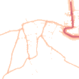 Daytime road noise heatmap for TQ14 0AW