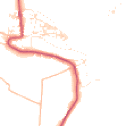 Daytime road noise heatmap for TQ14 0BD