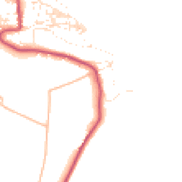 Daytime road noise heatmap for TQ14 0BE