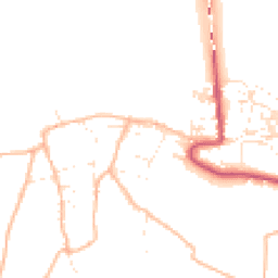 Daytime road noise heatmap for TQ14 0BT