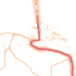 Daytime road noise heatmap for TQ14 0DD