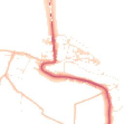 Daytime road noise heatmap for TQ14 0DE