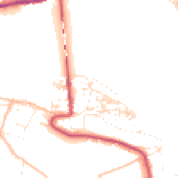 Daytime road noise heatmap for TQ14 0DH