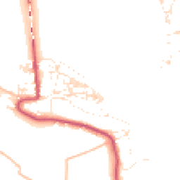 Daytime road noise heatmap for TQ14 0DL