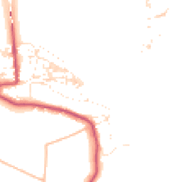 Daytime road noise heatmap for TQ14 0DP