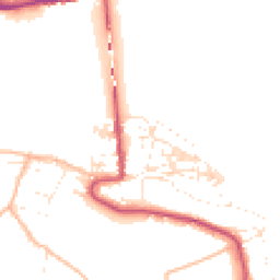 Daytime road noise heatmap for TQ14 0DQ