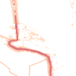 Daytime road noise heatmap for TQ14 0DR