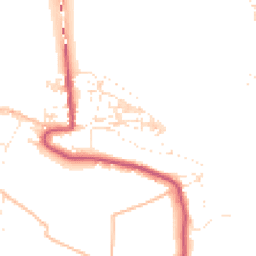 Daytime road noise heatmap for TQ14 0DU