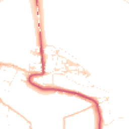 Daytime road noise heatmap for TQ14 0DW