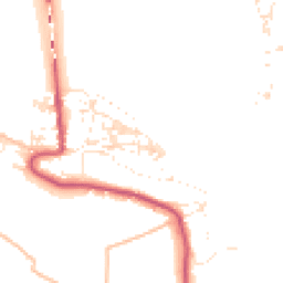 Daytime road noise heatmap for TQ14 0DX
