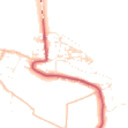 Daytime road noise heatmap for TQ14 0EQ