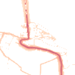 Daytime road noise heatmap for TQ14 0GA