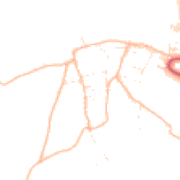 Daytime road noise heatmap for TQ14 0HF