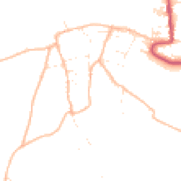 Daytime road noise heatmap for TQ14 0HL