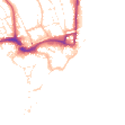 Daytime road noise heatmap for TQ14 8AY