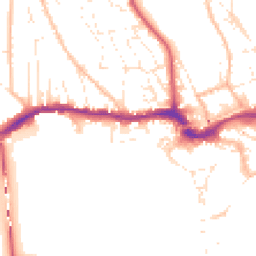 Daytime road noise heatmap for TQ14 8HD