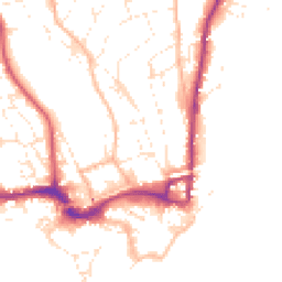 Daytime road noise heatmap for TQ14 8LJ