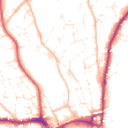 Daytime road noise heatmap for TQ14 8LW