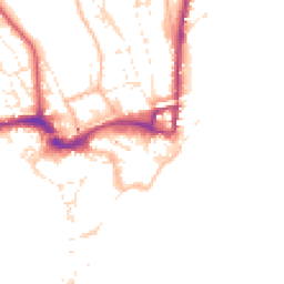 Daytime road noise heatmap for TQ14 8PE