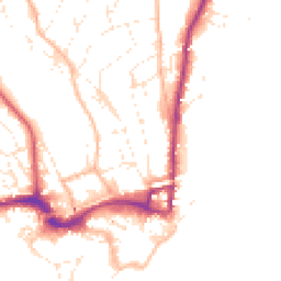 Daytime road noise heatmap for TQ14 8PJ