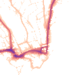Daytime road noise heatmap for TQ14 8PL