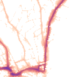 Daytime road noise heatmap for TQ14 8PP