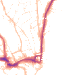 Daytime road noise heatmap for TQ14 8PU