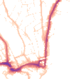 Daytime road noise heatmap for TQ14 8PW