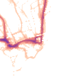 Daytime road noise heatmap for TQ14 8TD